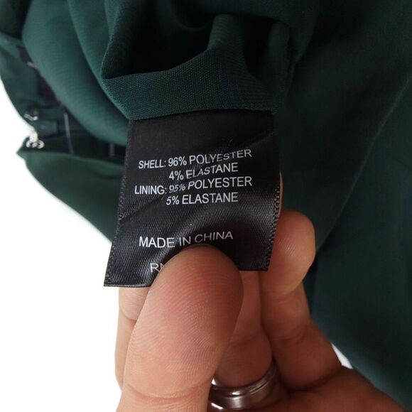 NWT Revolve NBD Everett Gown Emerald Green Formal Slit Open Backless Maxi Small - Picture 9 of 11